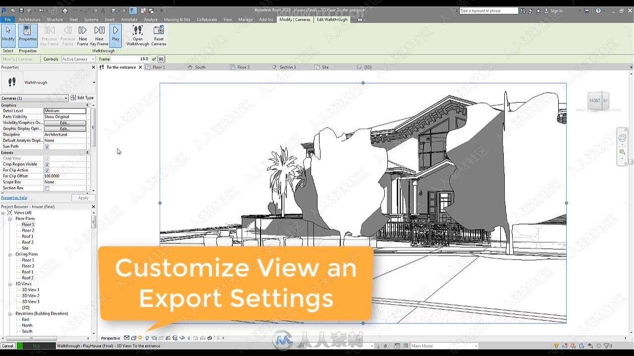 Revit 2020从入门到精通训练视频教程