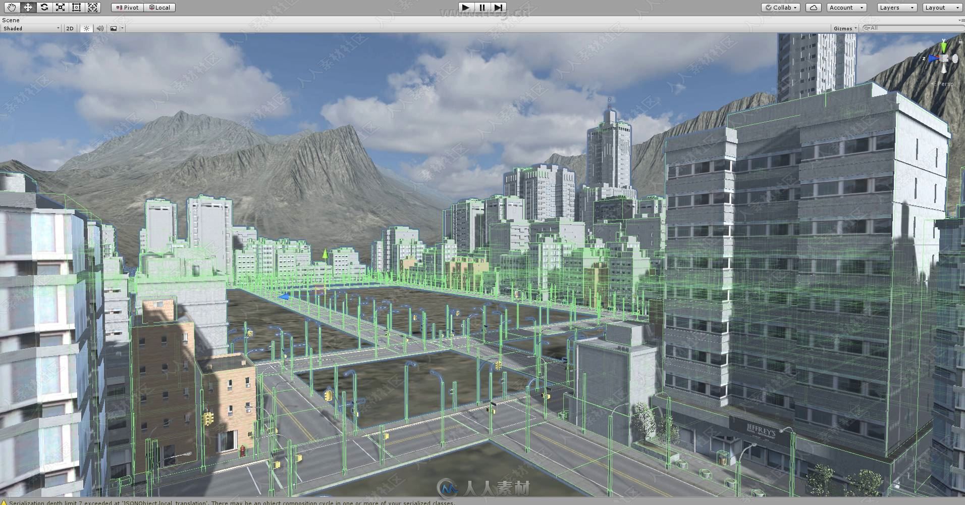 SceneCity Pro游戏建筑场景生成Blender插件V1.5.0版