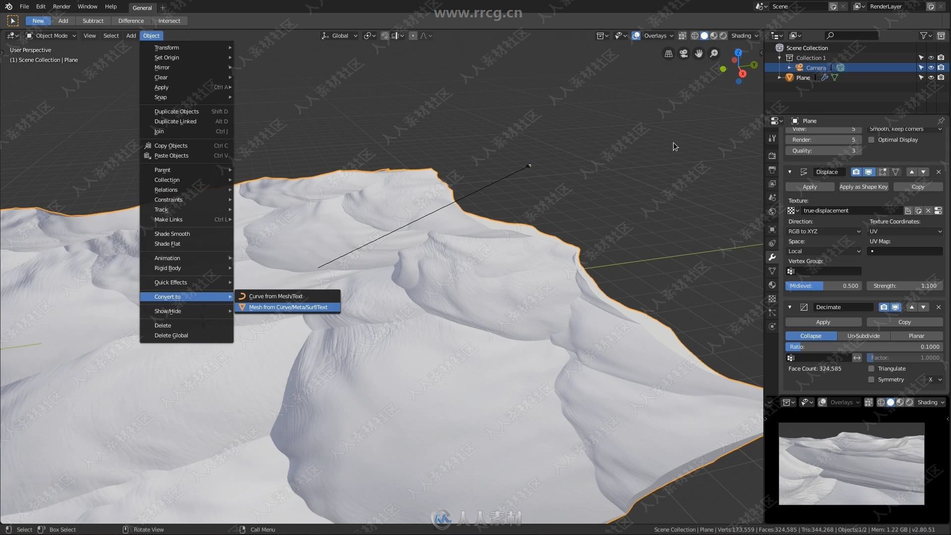 Blender逼真沙丘沙漠实例制作视频教程