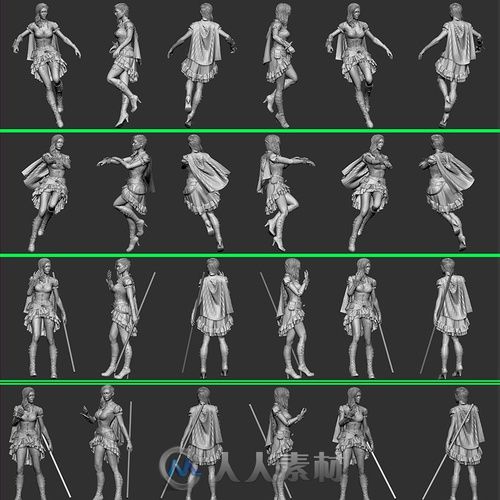 3D角色雕刻过程与技巧分享 从准备、执行和演示三个方面展示雕刻的全过程