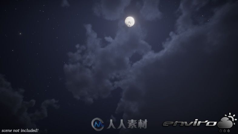 完整3A级天空天气特效Unity游戏素材资源