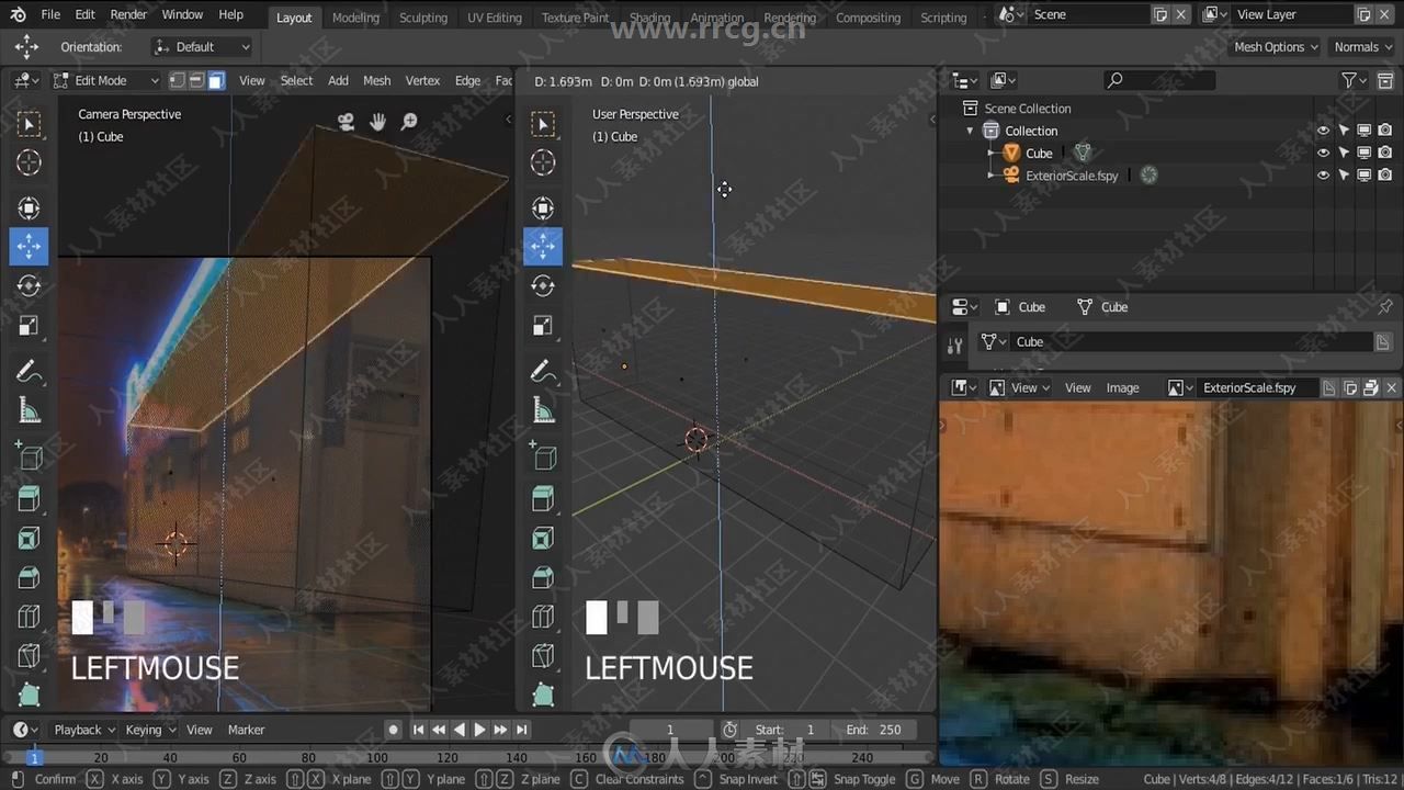 Blender与SD逼真街道环境场景实例制作视频教程