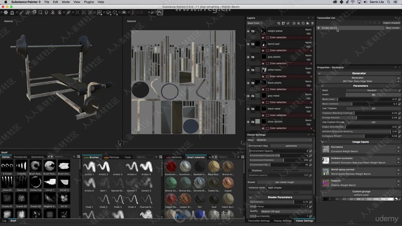 Blender与Unity游戏室内环境场景制作视频教程