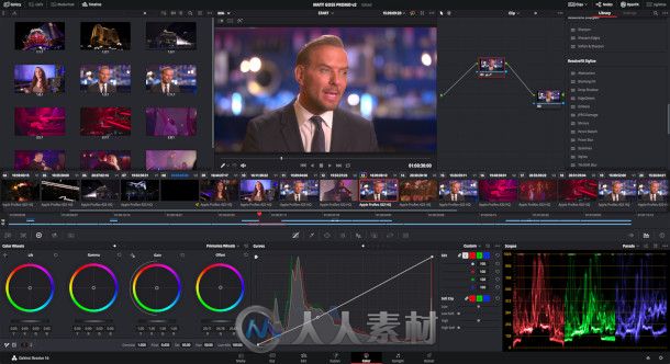 Blackmagic Design公司发布了DaVinci Resolve 16.1测试版本 主要更新软件的剪辑页面