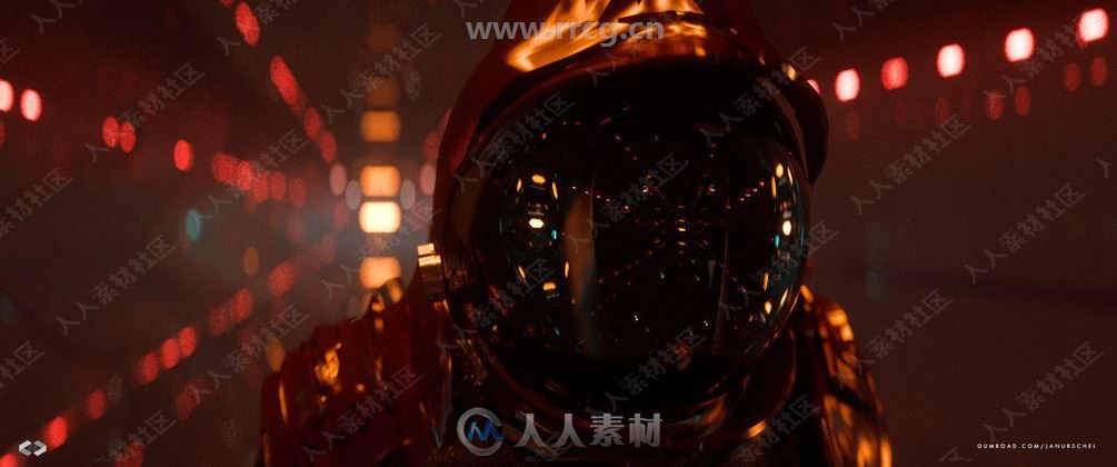 宇宙飞船科幻内部场景大师级制作视频教程