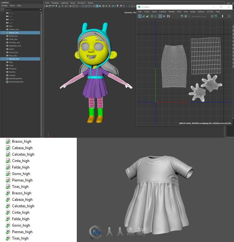 创建童年主题3D插画的教程分享从概念作品到最终渲染的全过程解析