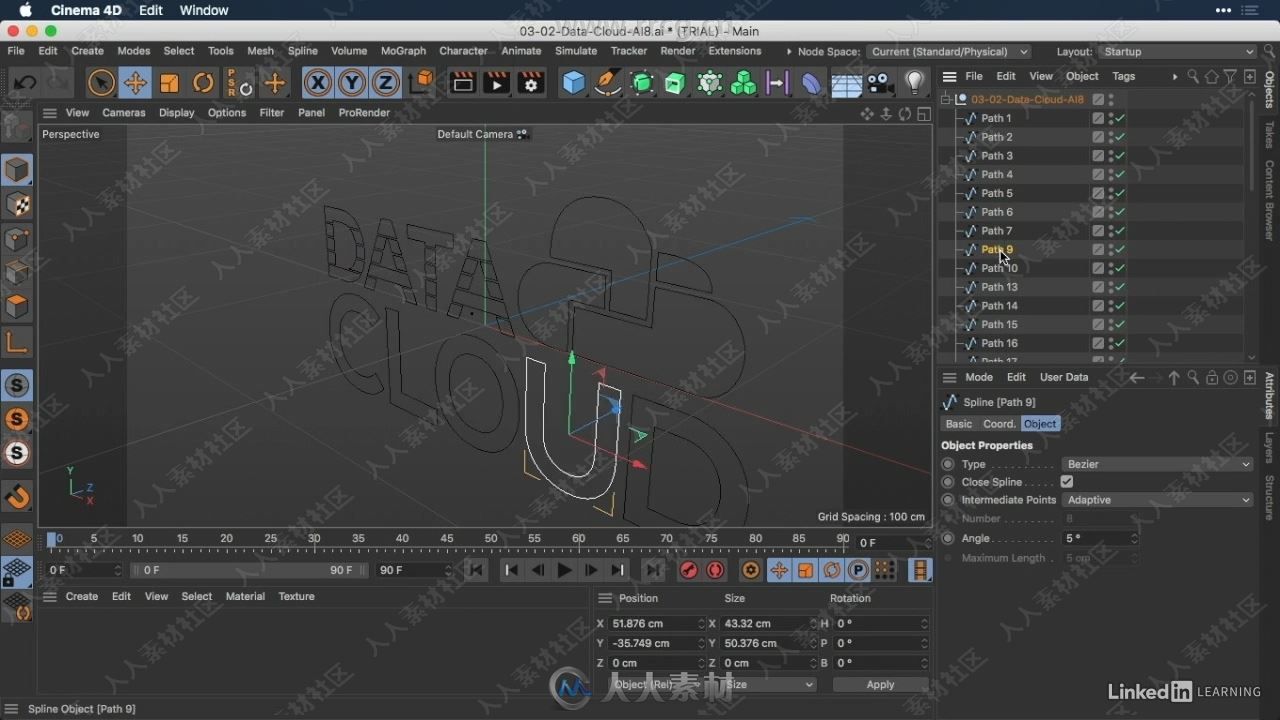 C4D R21基础入门核心技能视频教程