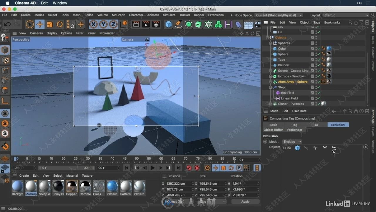 C4D R21基础入门核心技能视频教程