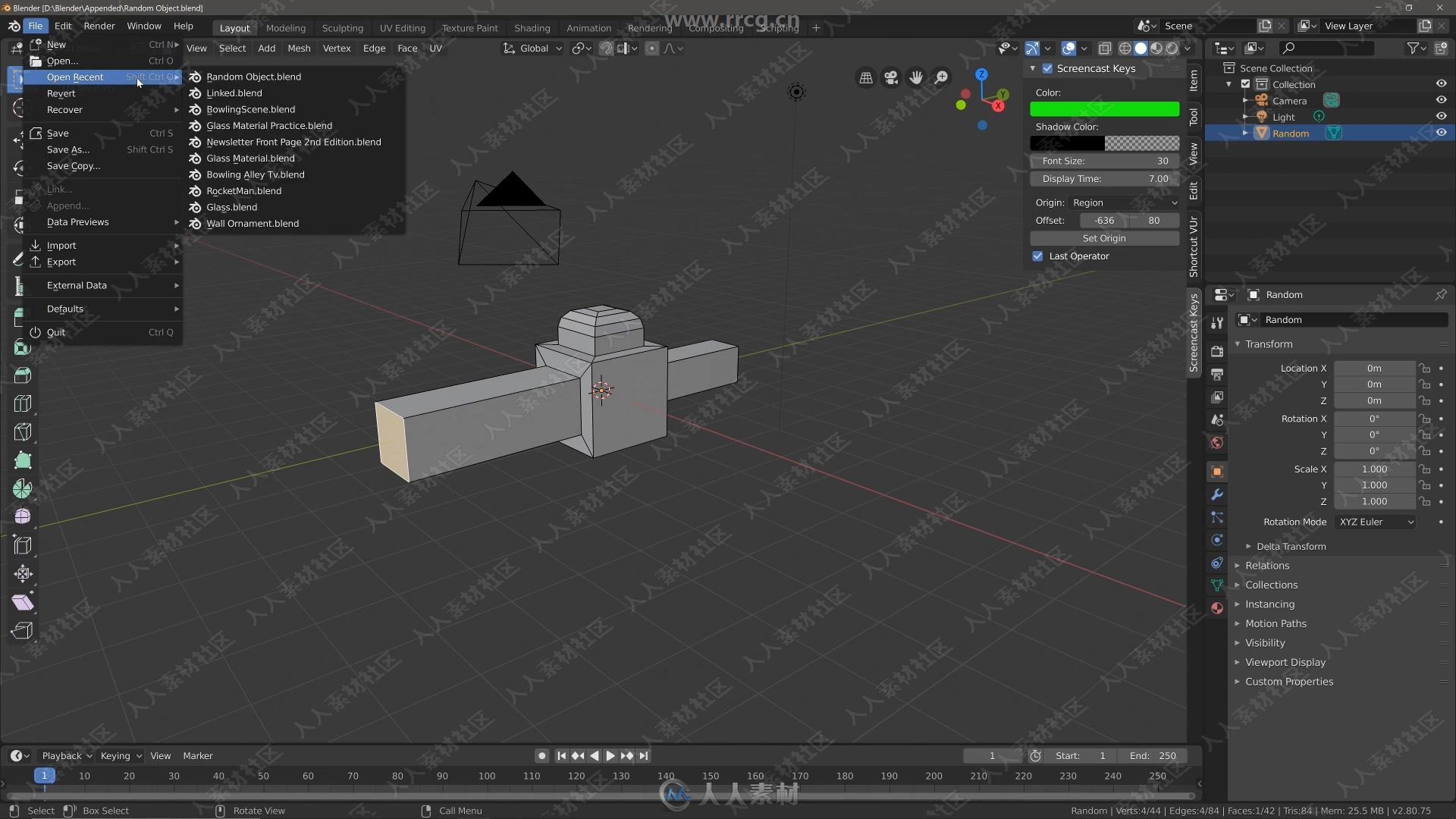 Blender 2.8三维建模核心技术训练视频教程