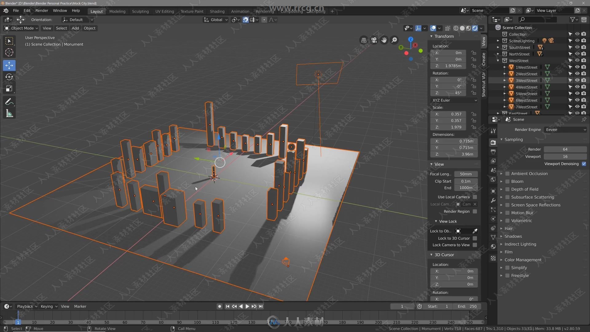 Blender 2.8三维建模核心技术训练视频教程