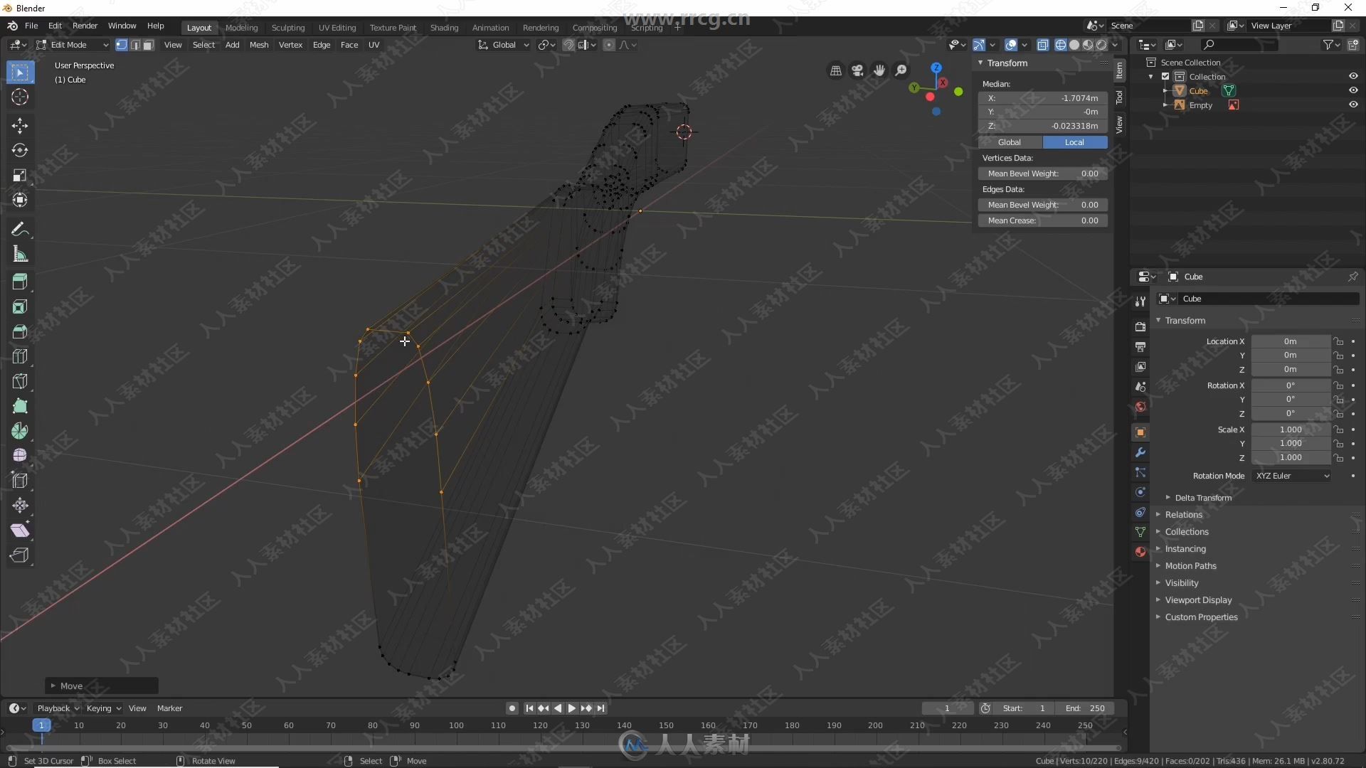 Blender 2.8散弹枪建模实例制作视频教程