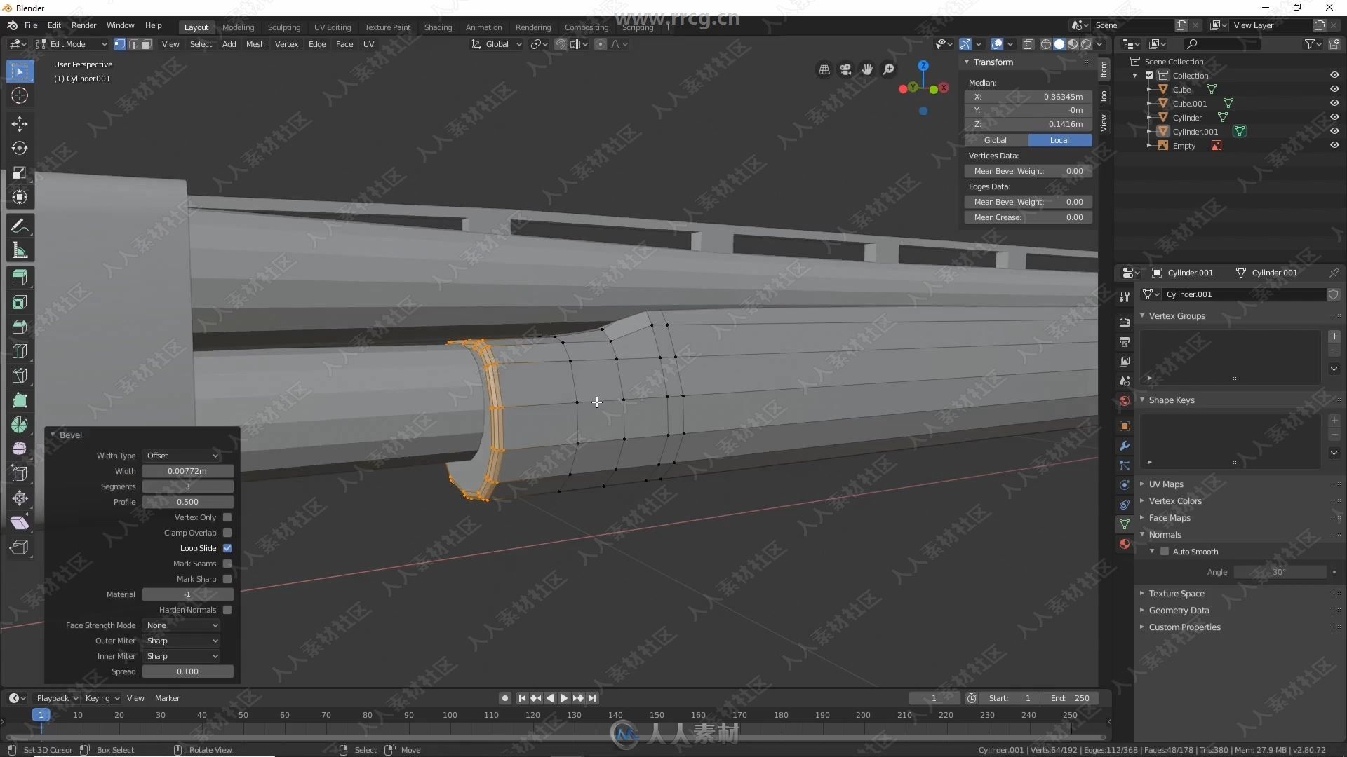 Blender 2.8散弹枪建模实例制作视频教程