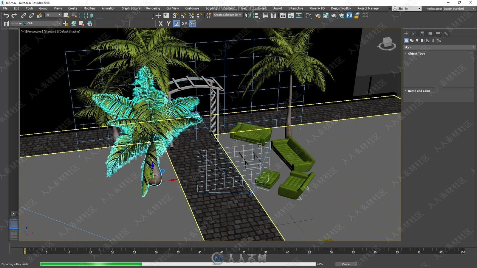 VRay Next可视化渲染标准训练视频教程第六季