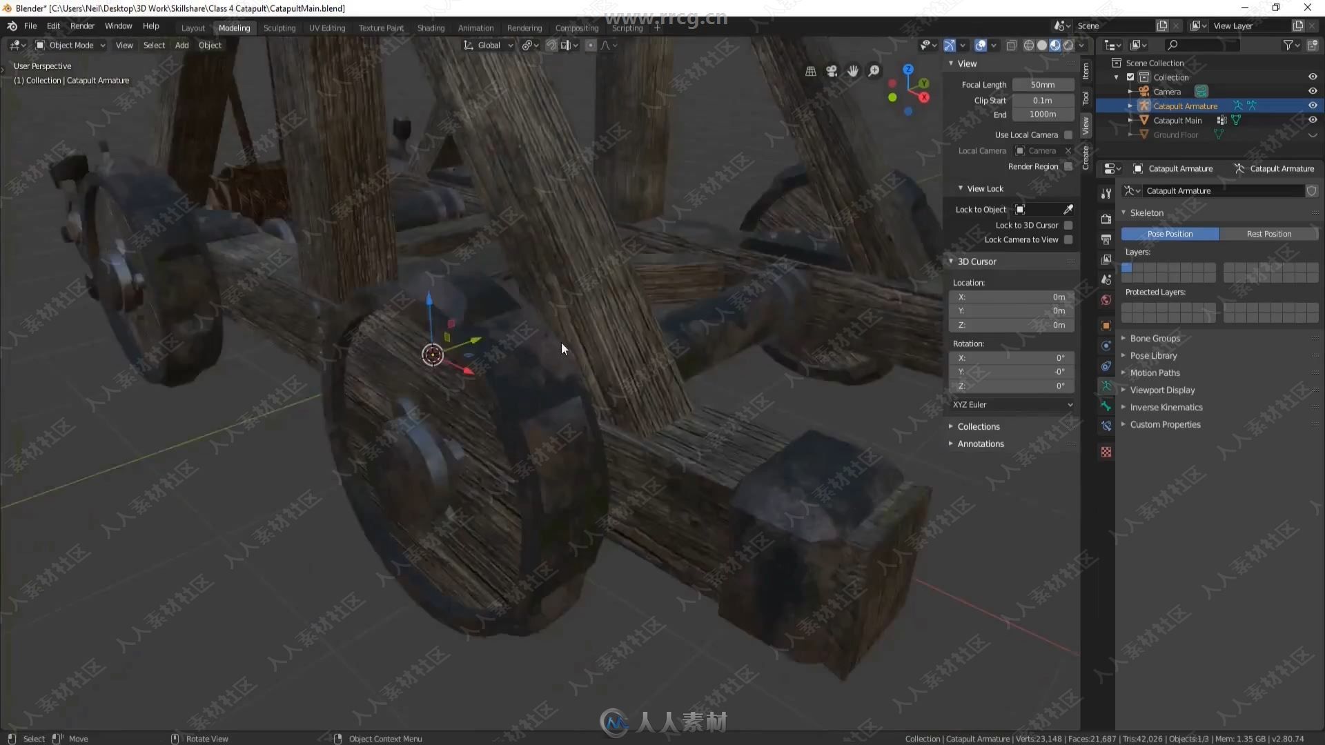 Blender 2.8模型纹理动画完整学习指南视频教程