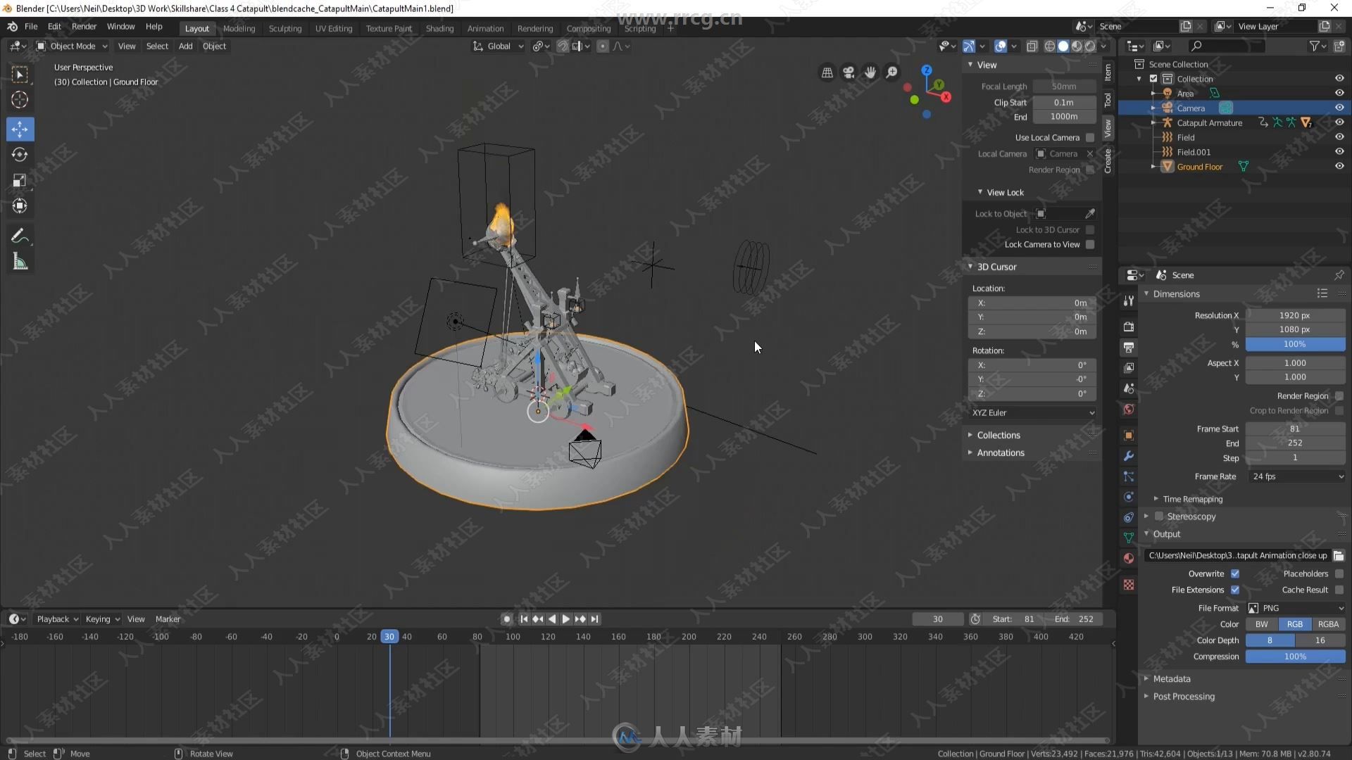 Blender 2.8模型纹理动画完整学习指南视频教程