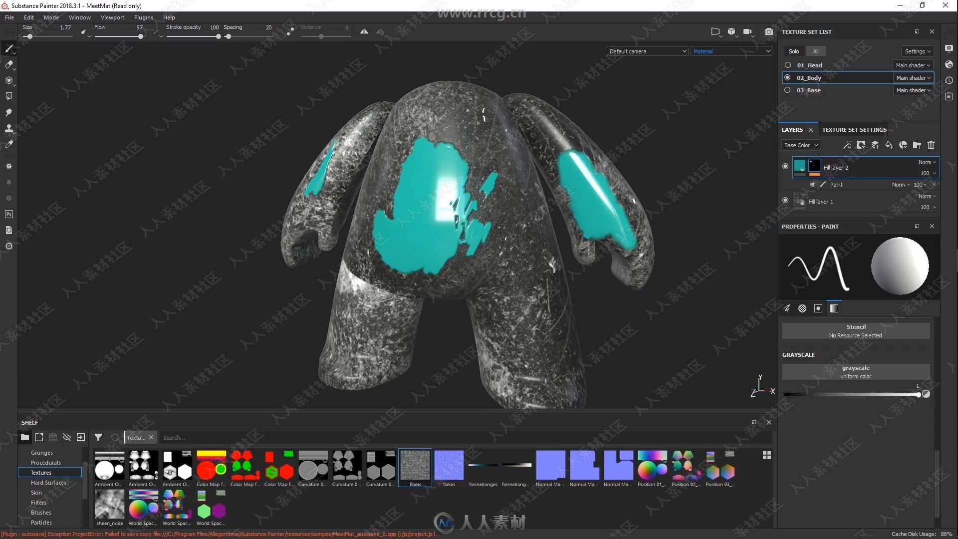 Substance Painter贴图制作初学者全面训练视频教程