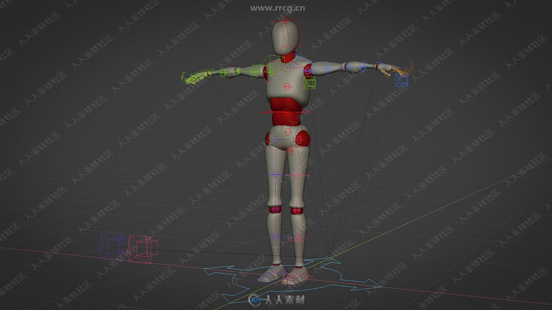 Blender游戏影视角色骨骼动画大师级视频教程