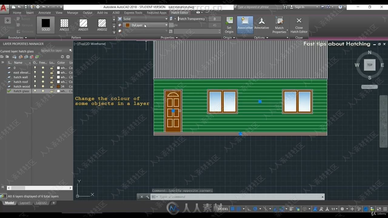 AutoCAD中2D与3D绘图设计完整技能培训视频教程