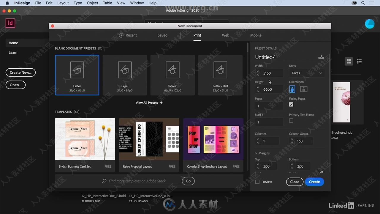 InDesign 2020排版设计基础核心训练视频教程