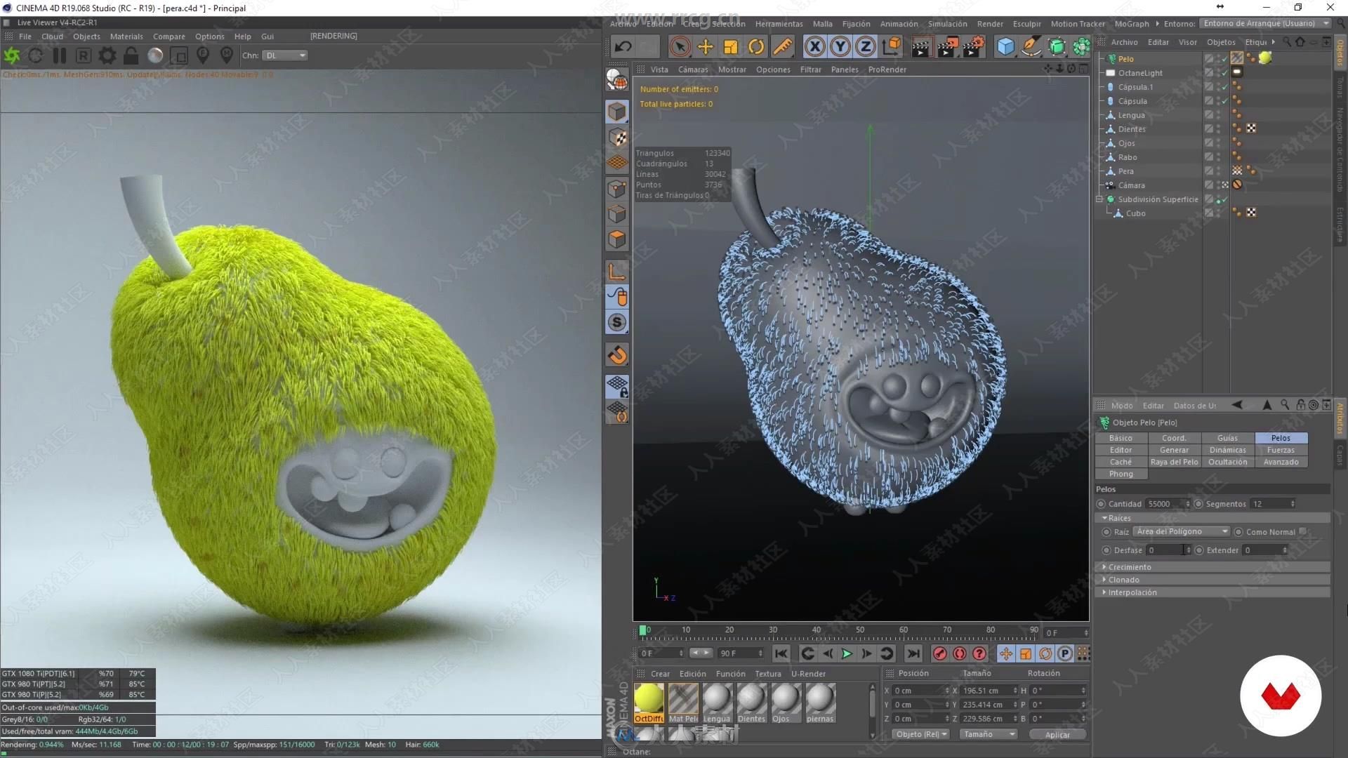 ZBrush与C4D卡通角色实例制作视频教程