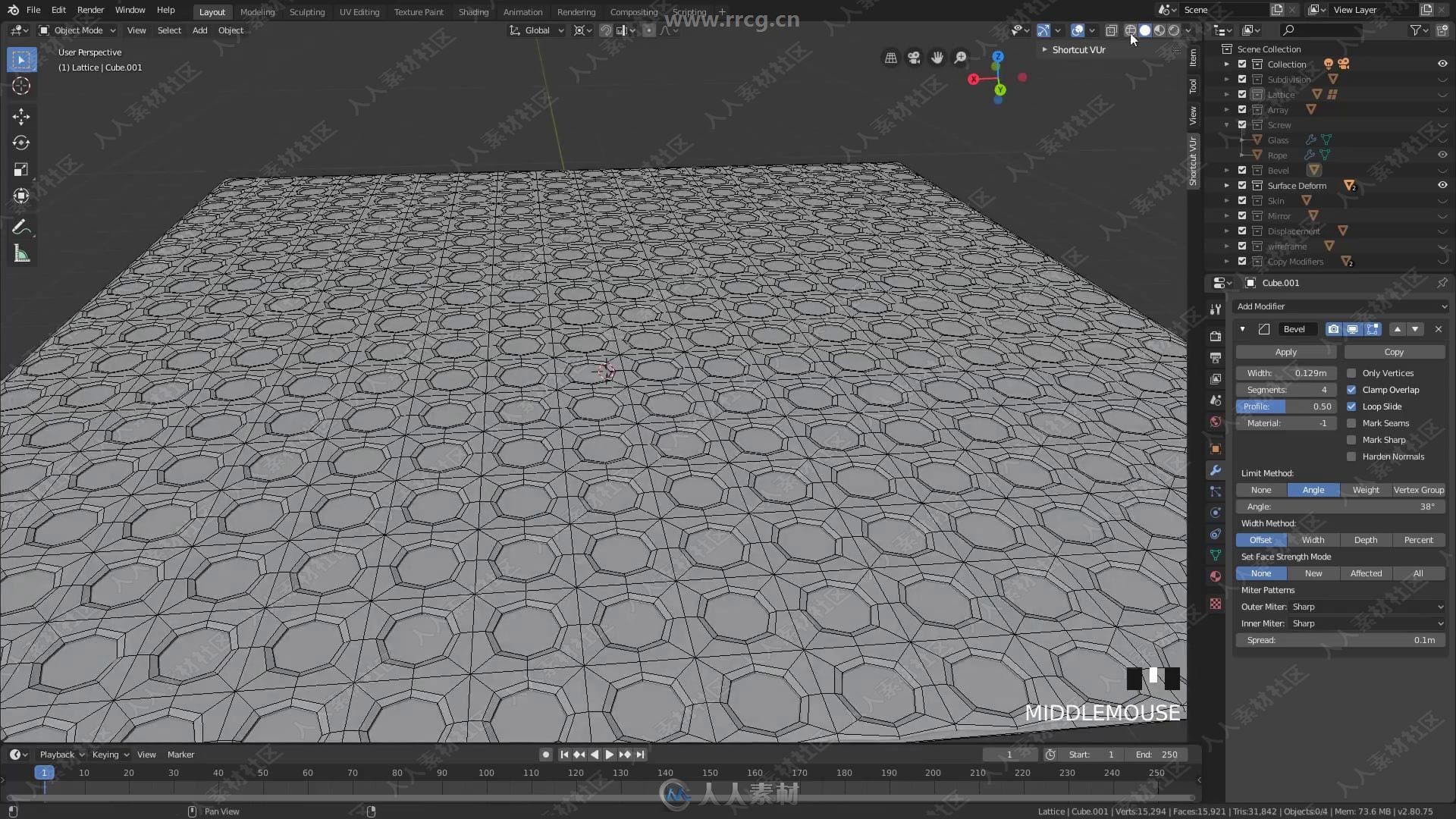 Blender 2.8工作流程全面核心训练视频教程