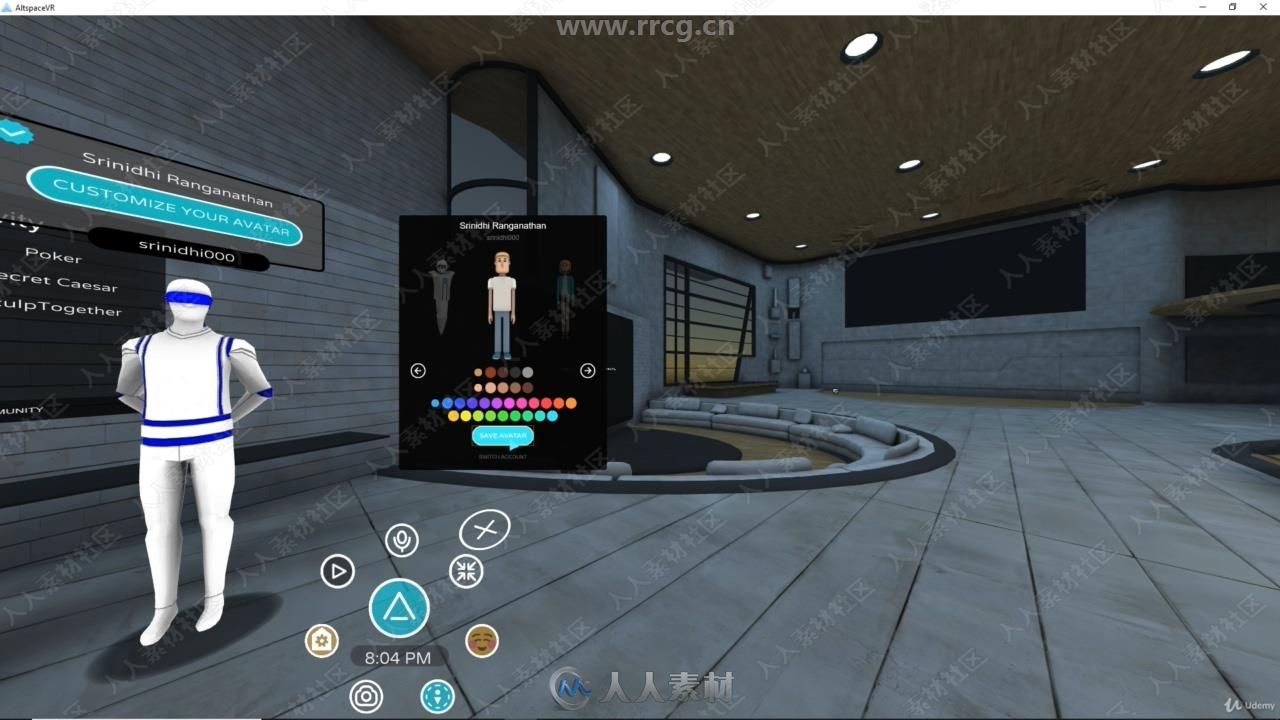 AltspaceVR虚拟现实技术训练视频教程