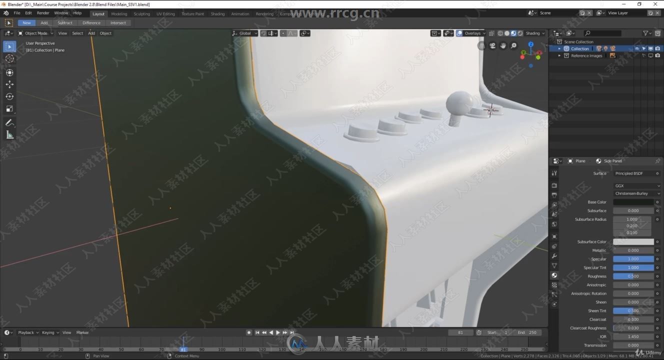 Blender中3D建模终极指南视频教程