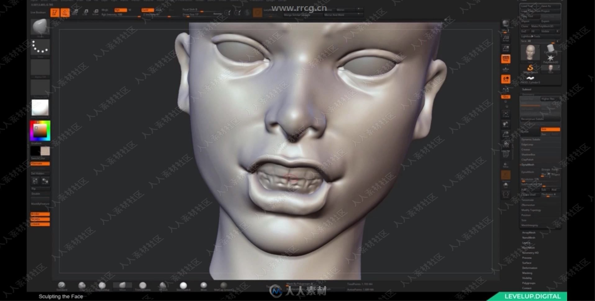 ZBrush小丑女哈雷奎因角色完整制作流程视频教程