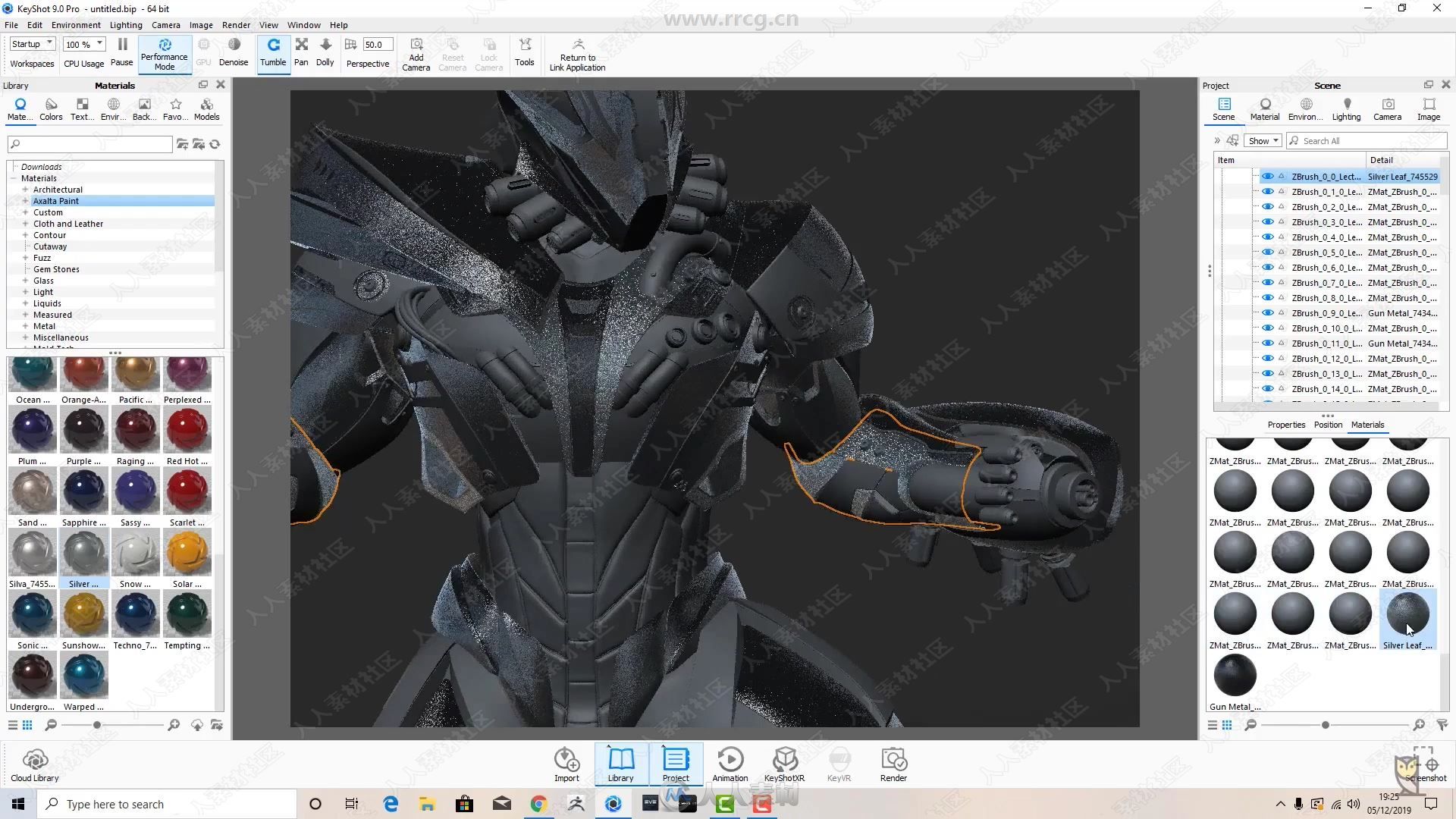 ZBrush机器人硬表面雕刻实例制作视频教程