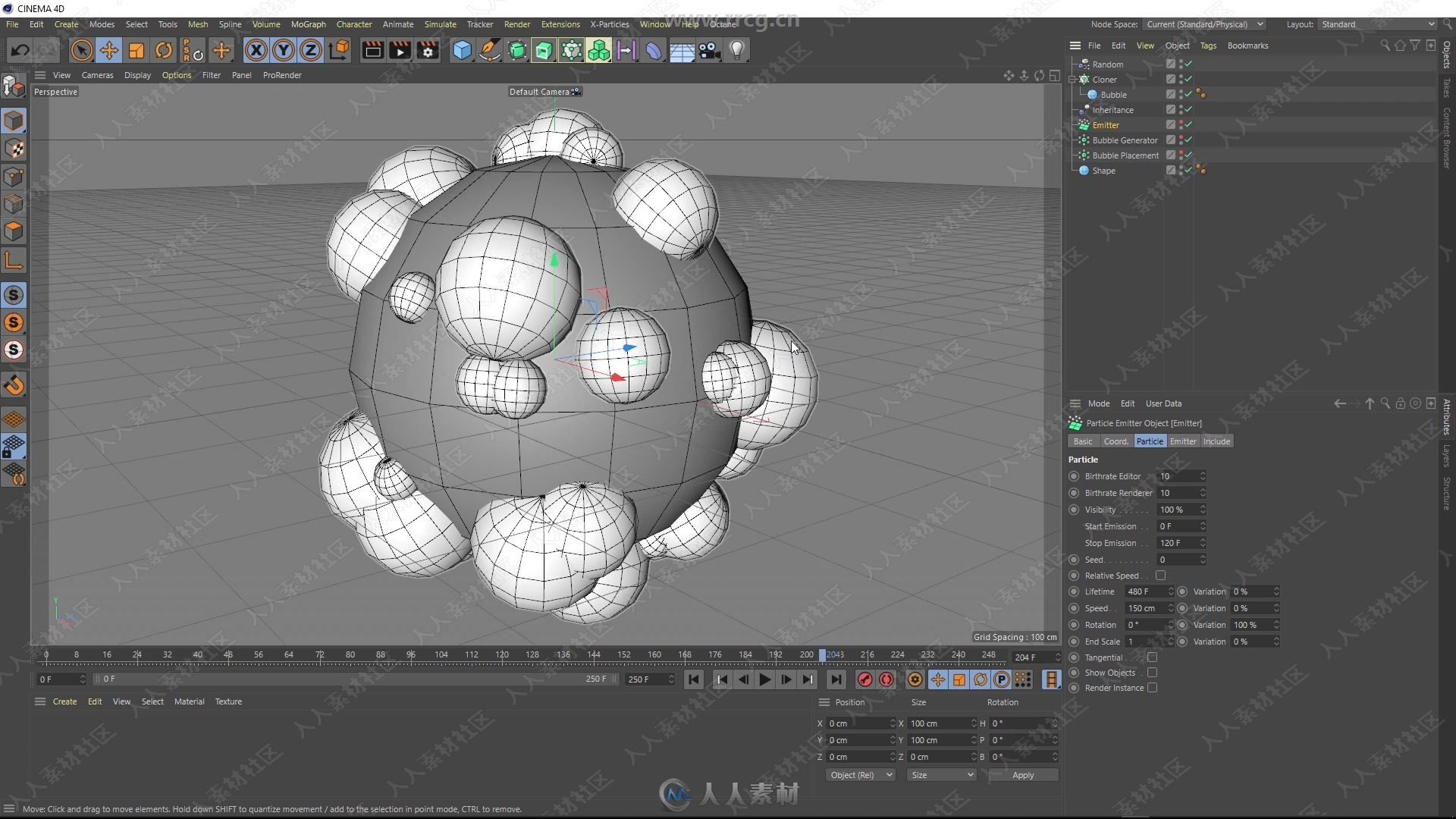 C4D与Octane制作GeoBoil风格特效动画视频教程