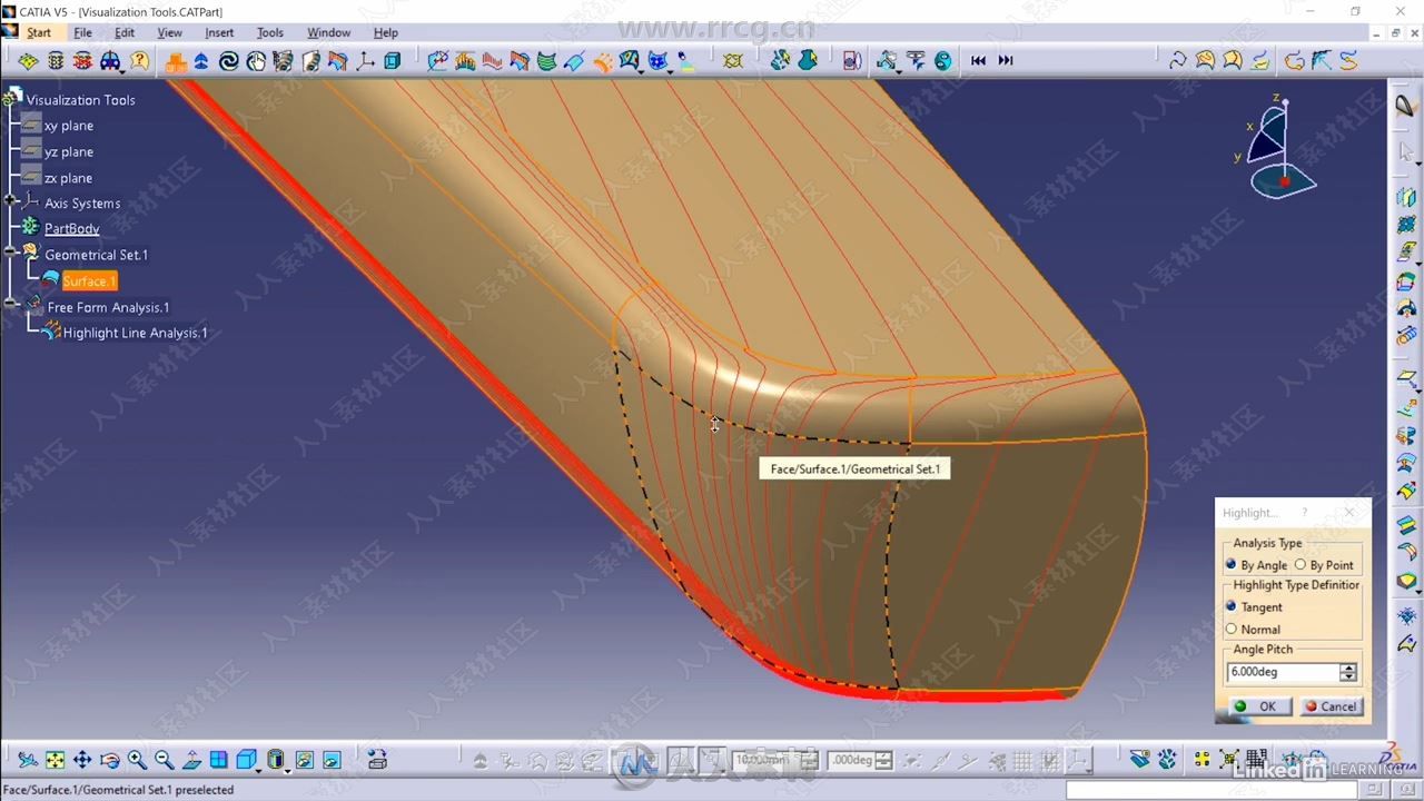 CATIA V5曲面建模技术训练视频教程