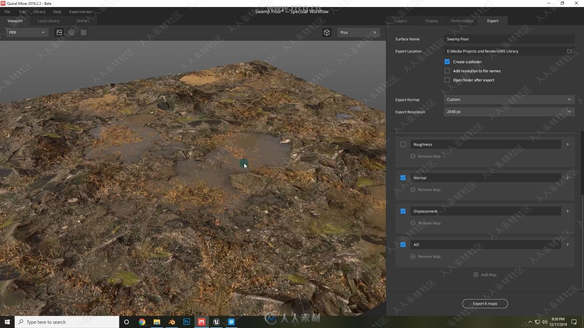 Quixel Mixer材质制作初学者入门训练视频教程