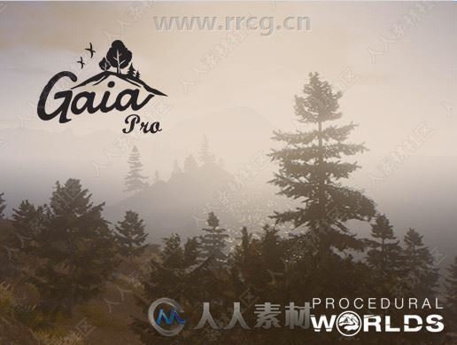 Gaia Pro地形场景生成系统工具Unity游戏素材资源