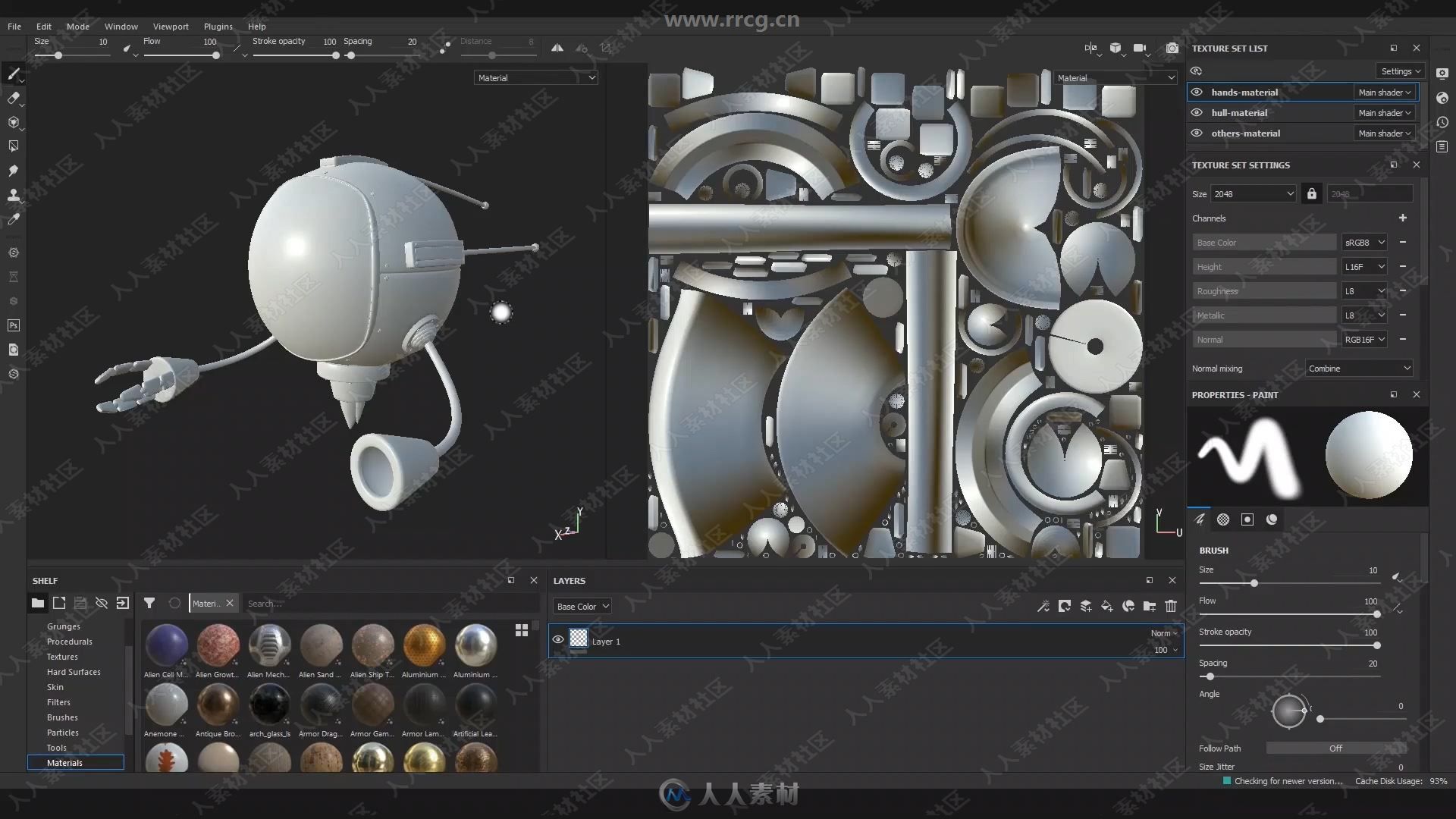 Substance Painter PBR纹理核心工作流程频教程