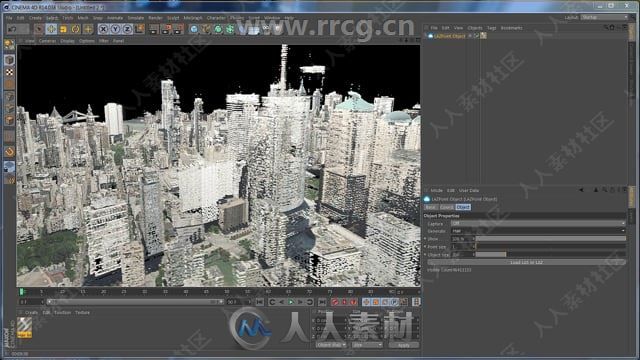 LAZPoint点云粒子渲染C4D插件V2.55版