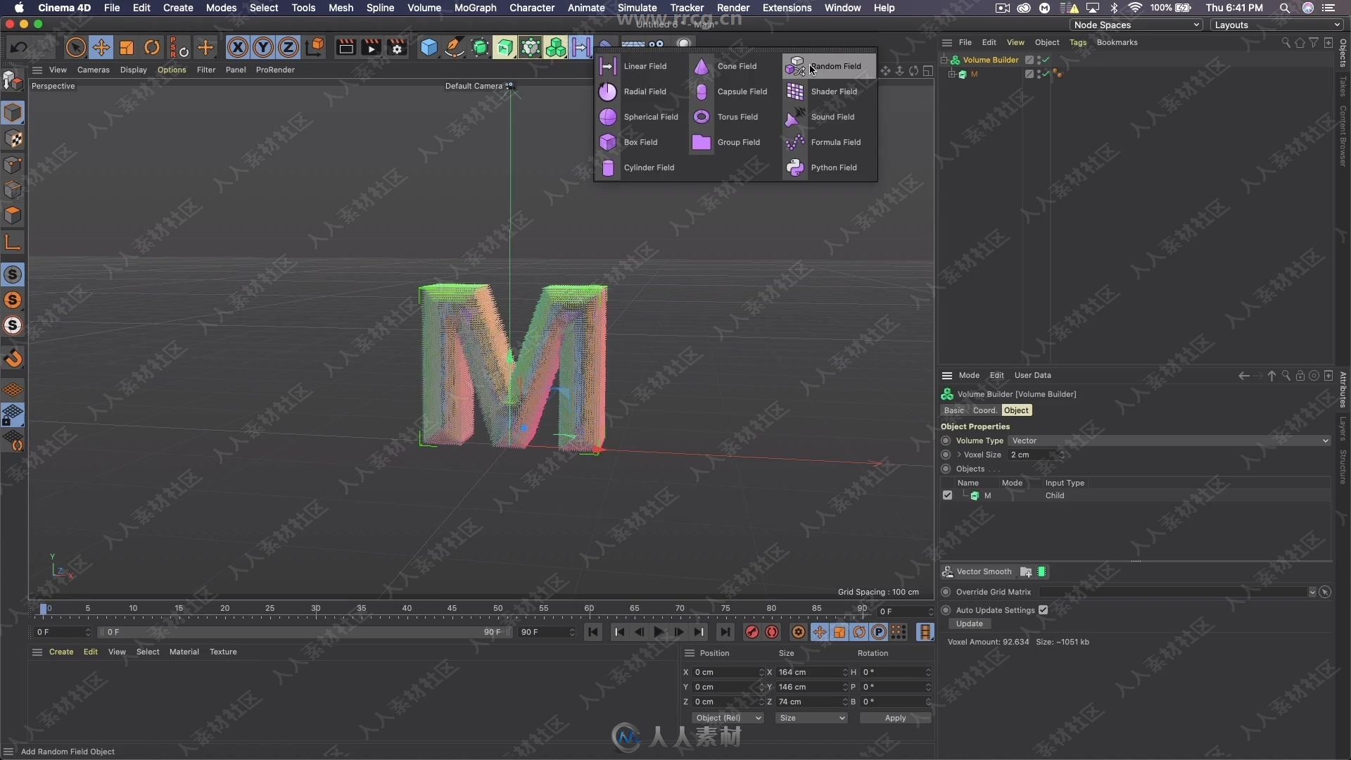 C4D与PS抽象艺术Logo海报实例制作视频教程