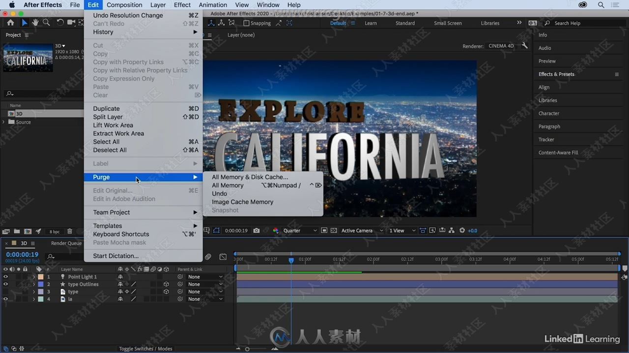 After Effects 2020基础入门技术训练视频教程