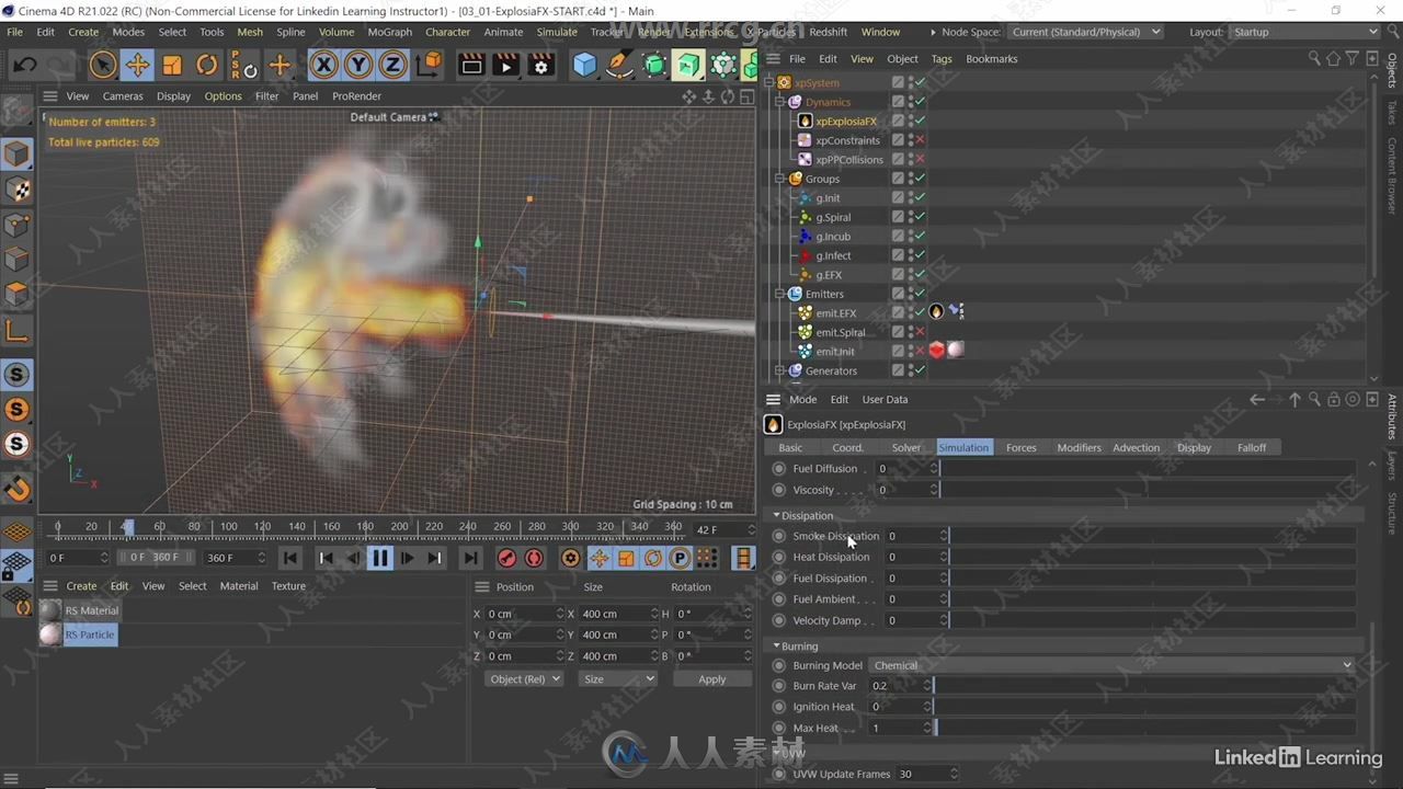 X-Particles在Redshift中渲染技术训练视频教程