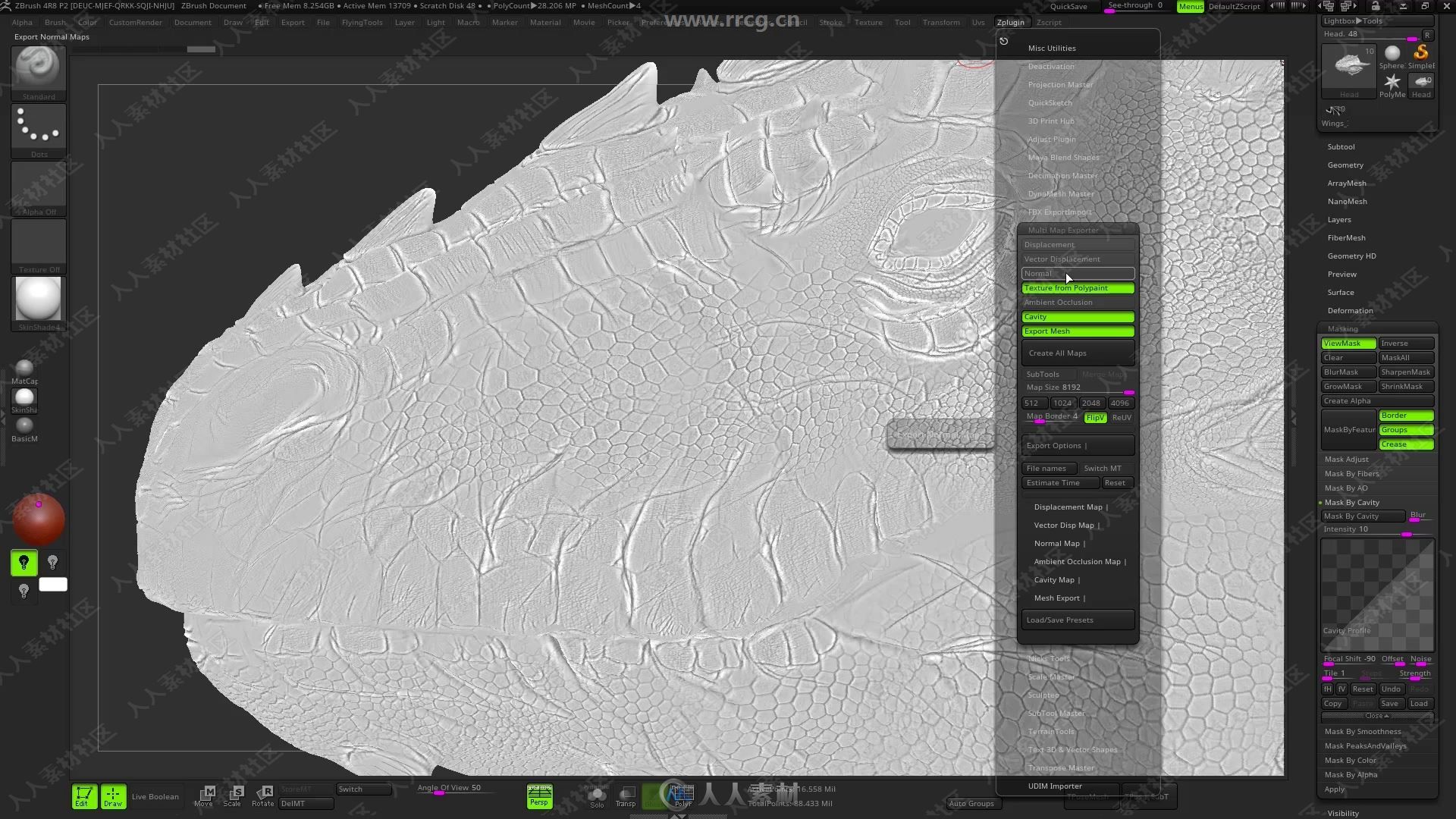 ZBrush动物数字雕刻解剖学大师级视频教程