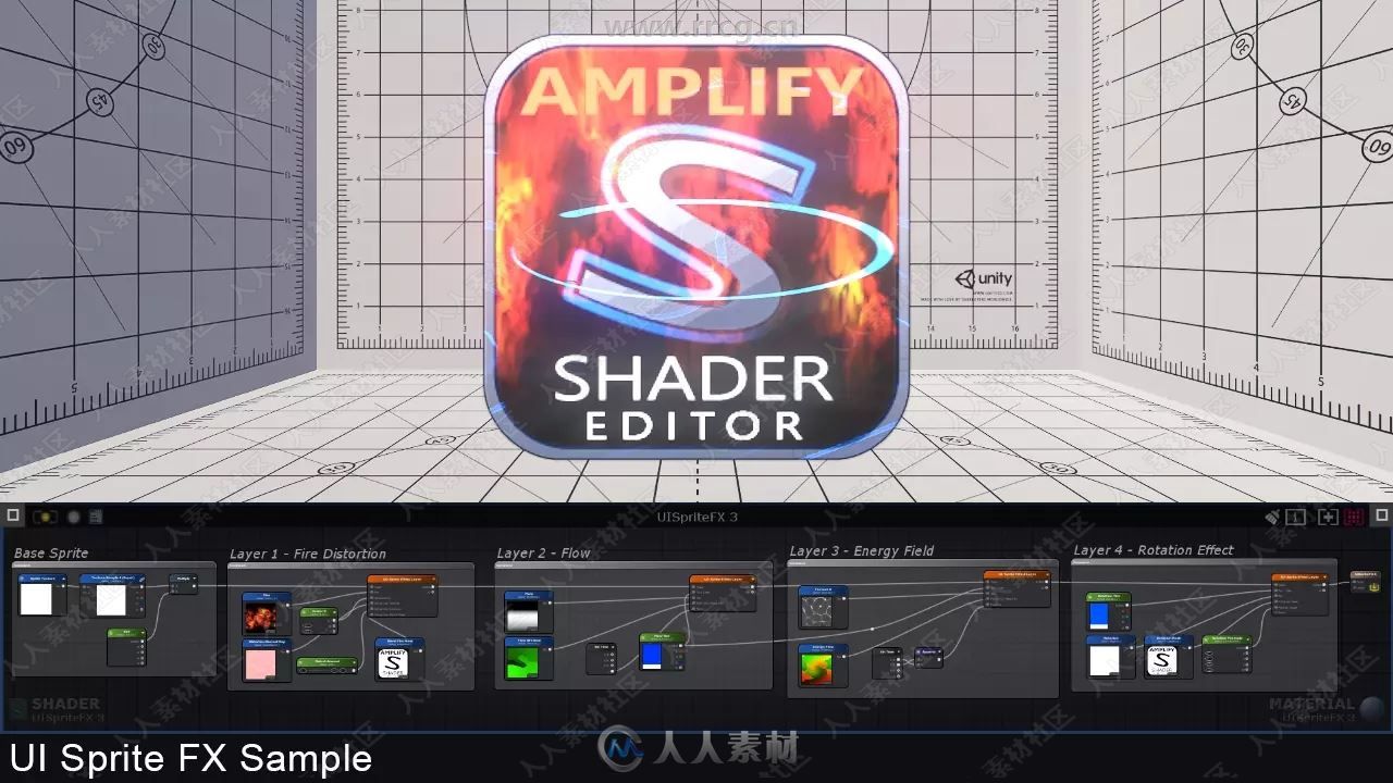 高效着色器可视化脚本工具Unity游戏素材资源