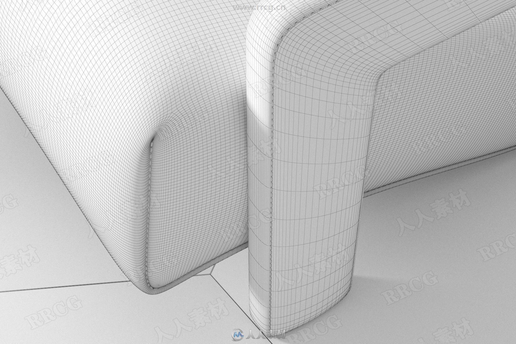 超精细全纹理简欧室内设计风格完整3D模型第105期