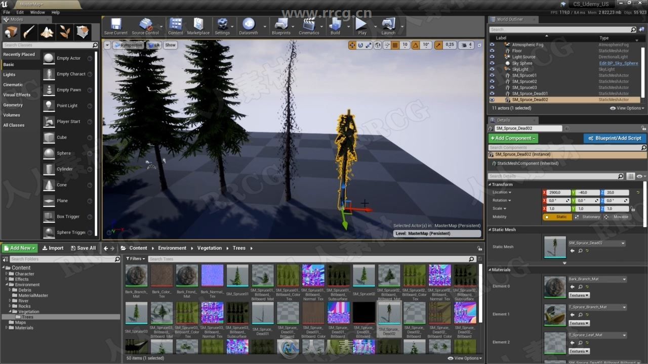 UE4自然环境场景制作全流程大师级视频教程