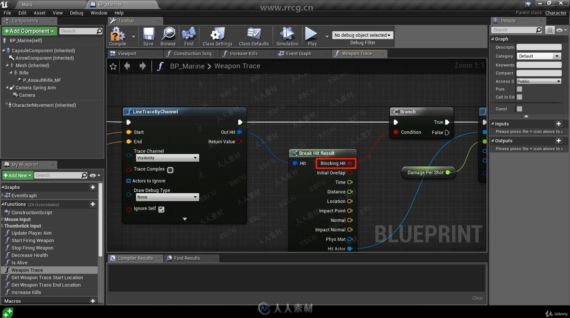 UE4游戏蓝图可视化脚本技术训练视频教程