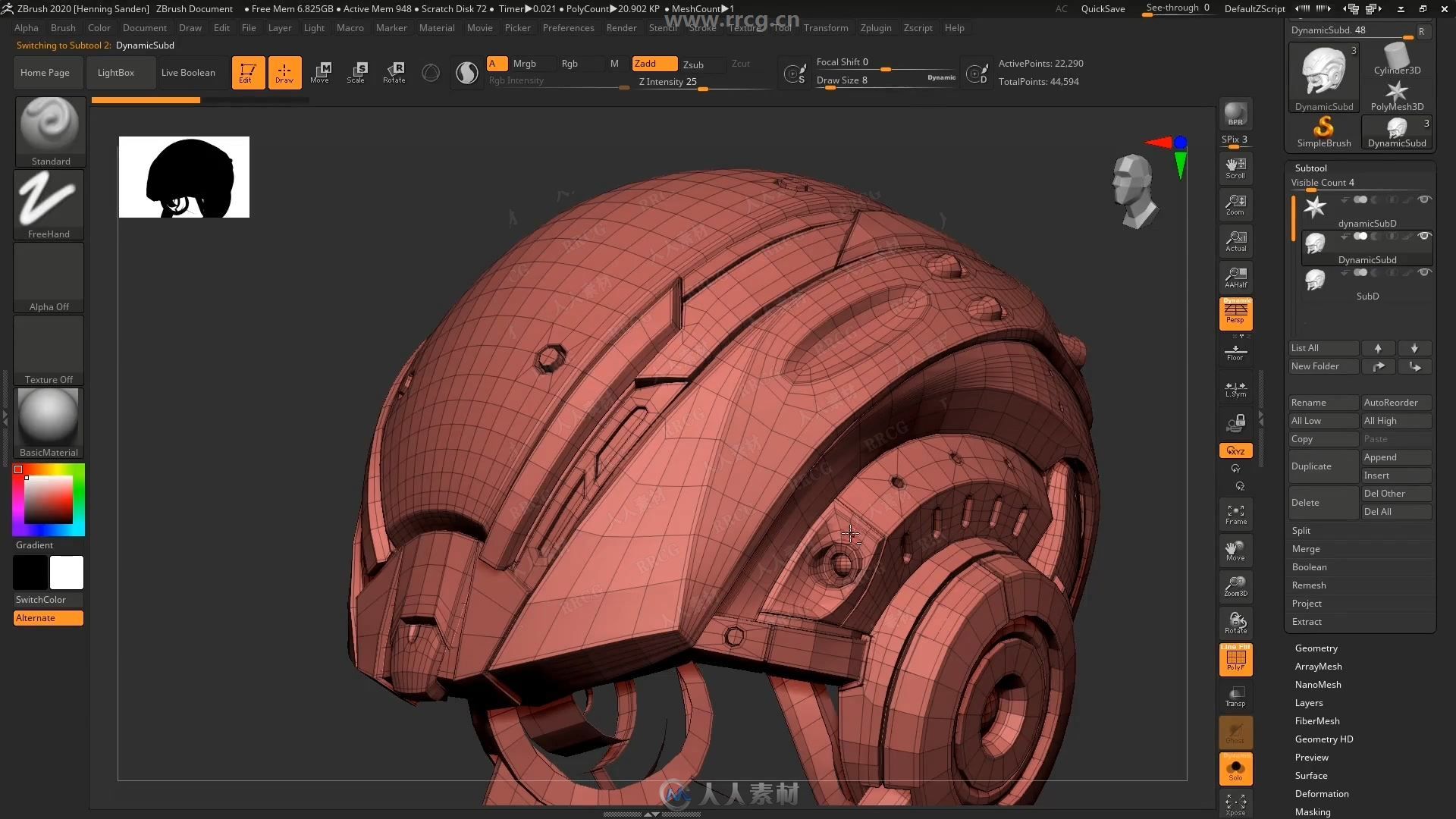 ZBrush 2020雕刻技术核心训练视频教程