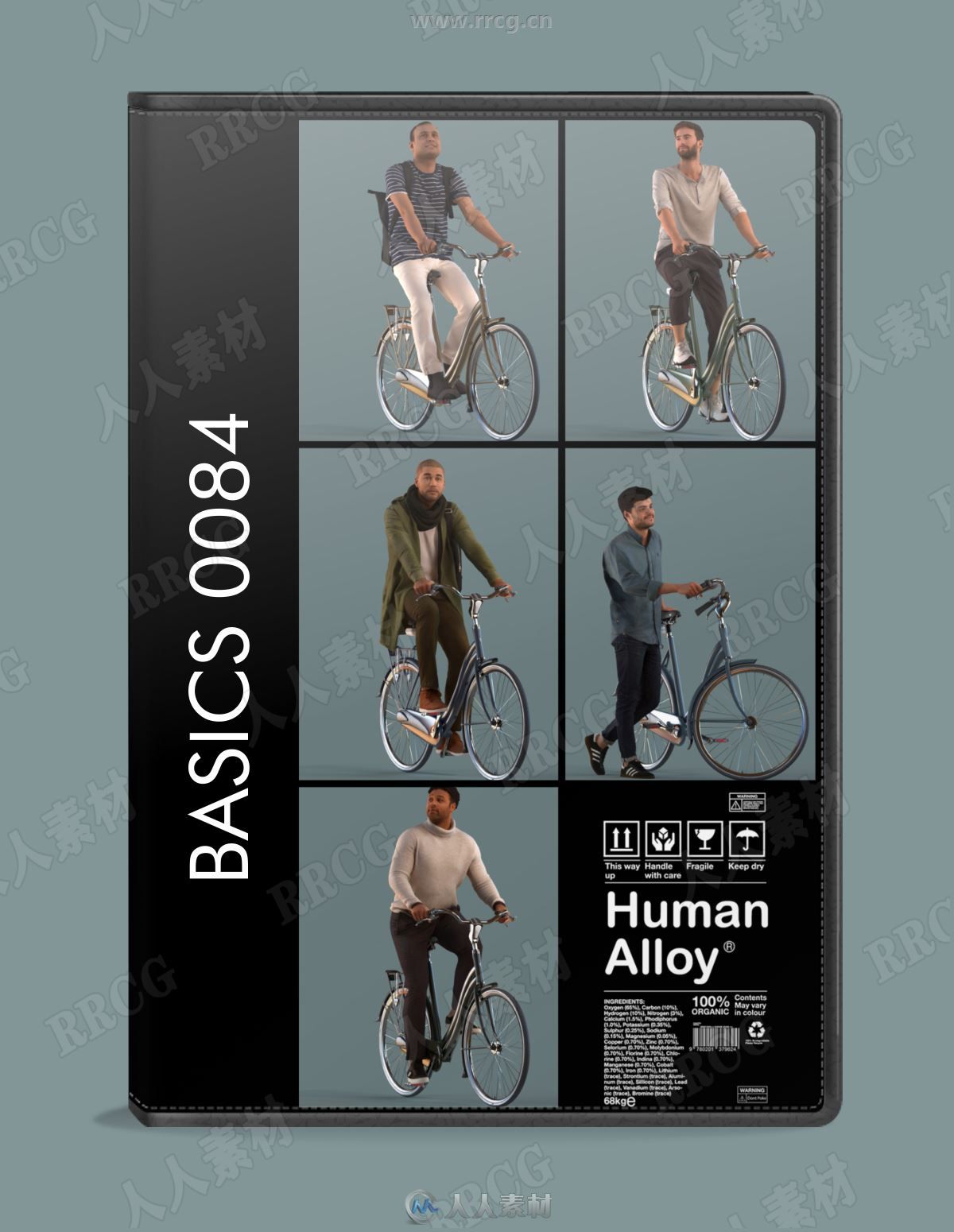 HUMAN ALLOY出品高品质人物角色3D模型超强合集