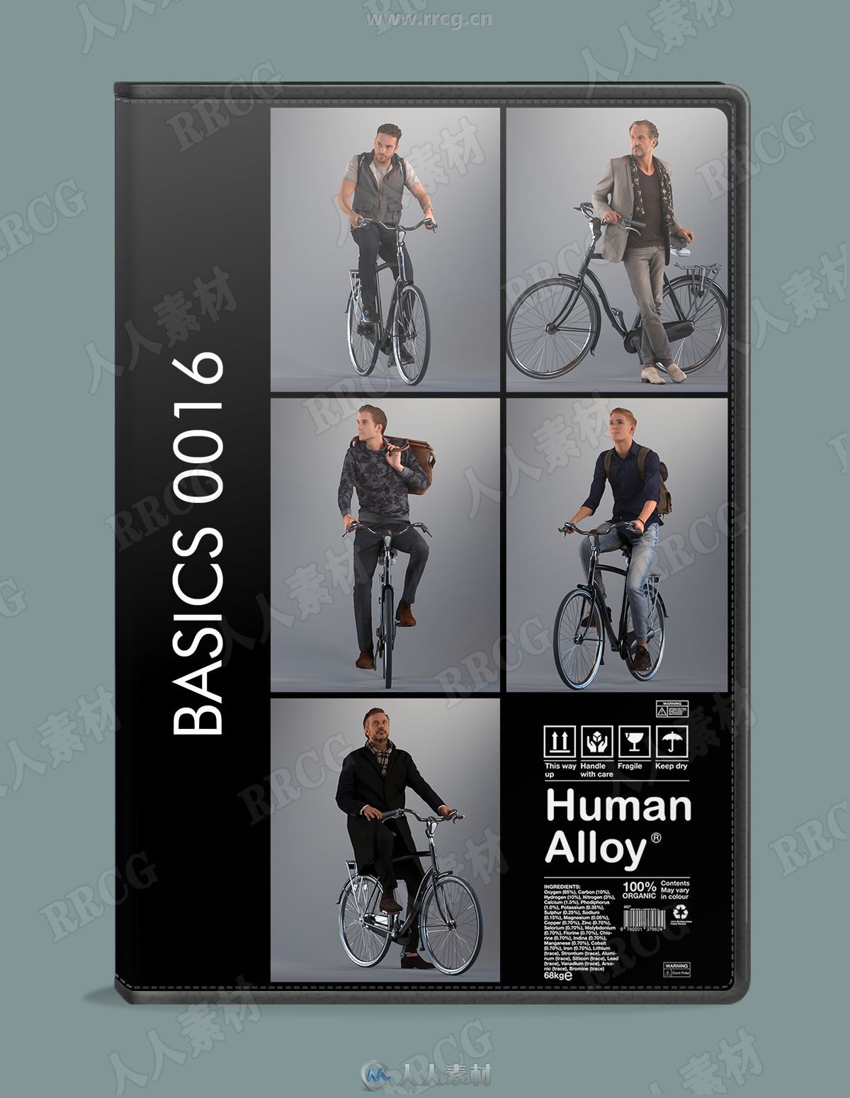 HUMAN ALLOY出品高品质人物角色3D模型超强合集