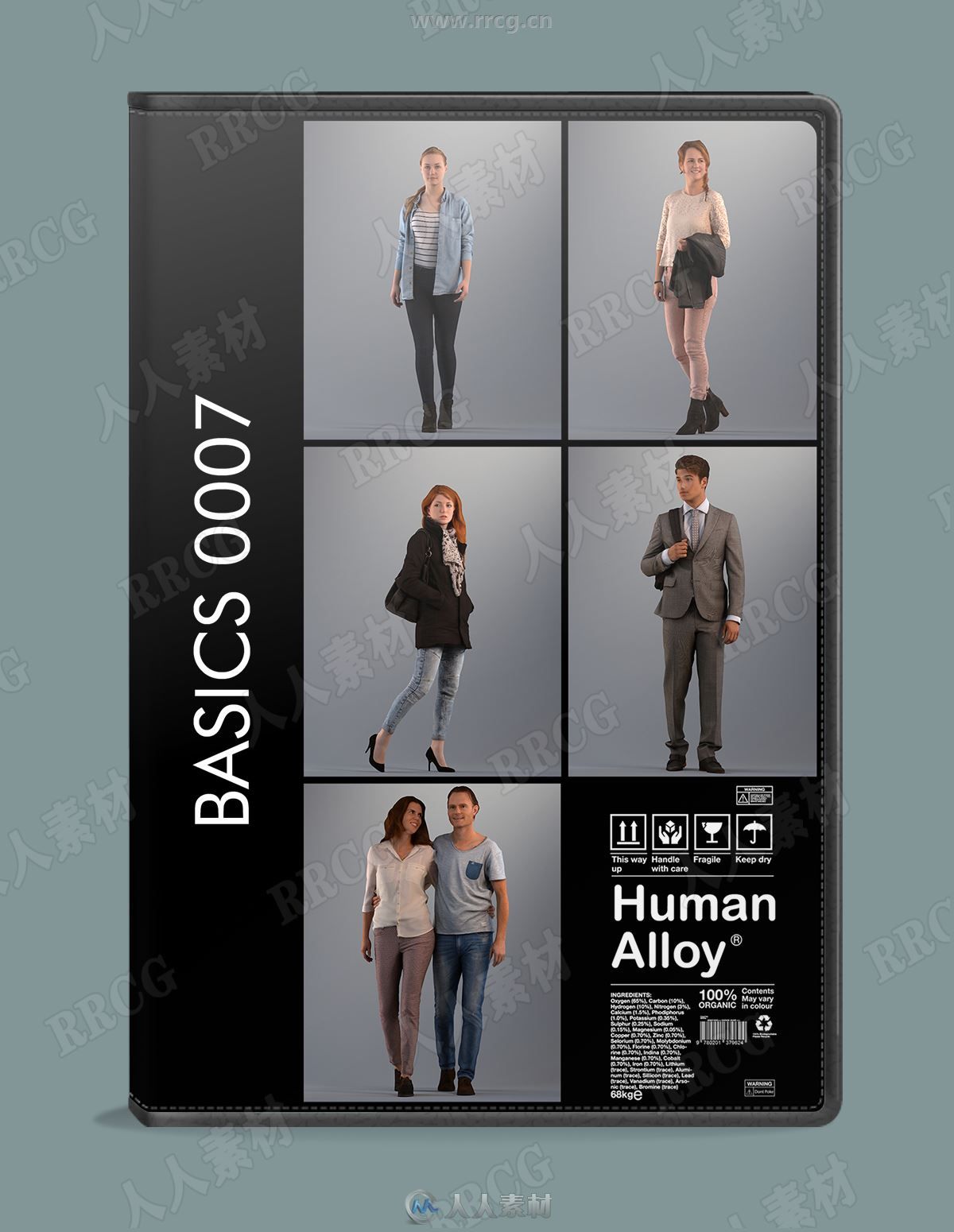 HUMAN ALLOY出品高品质人物角色3D模型超强合集