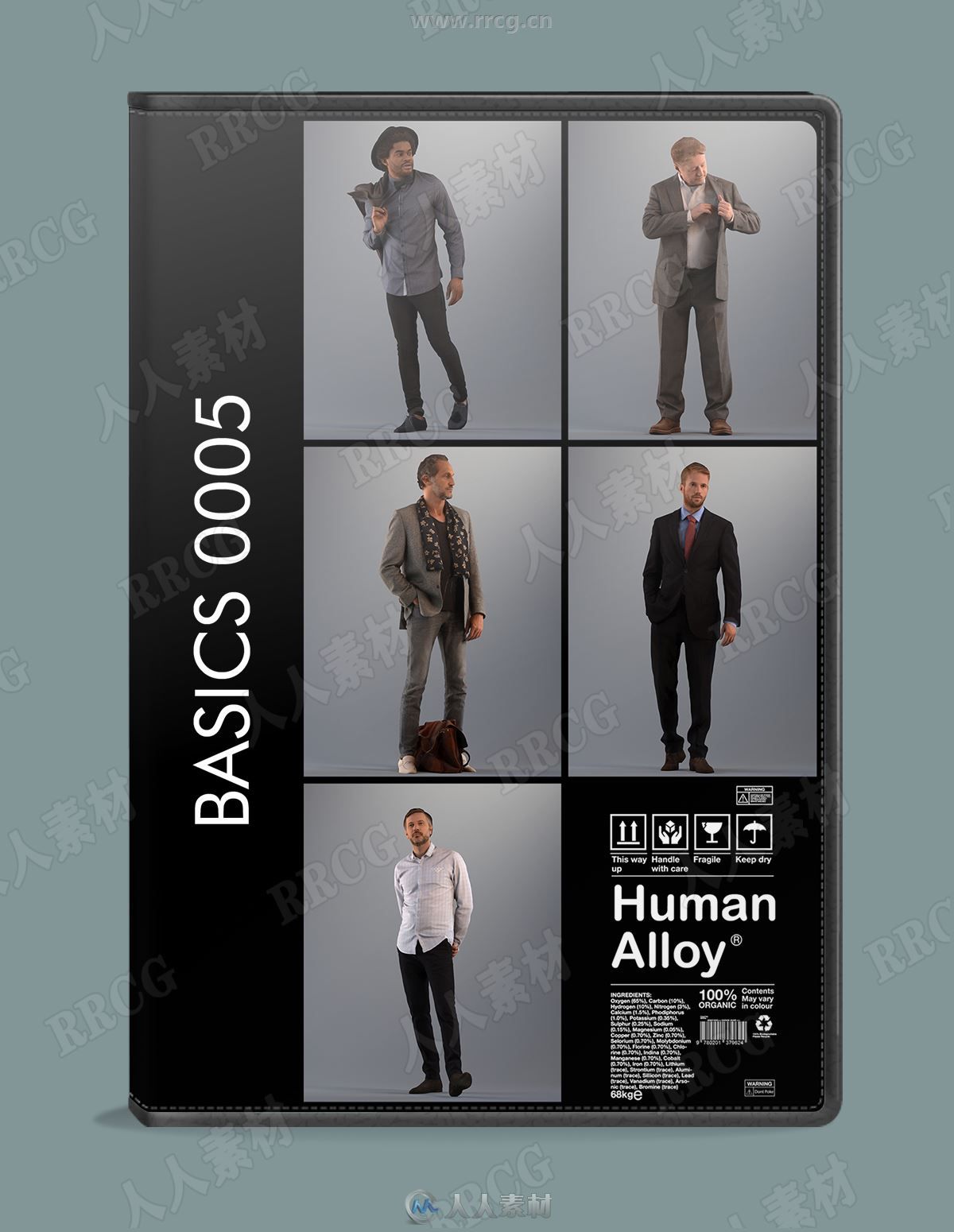 HUMAN ALLOY出品高品质人物角色3D模型超强合集