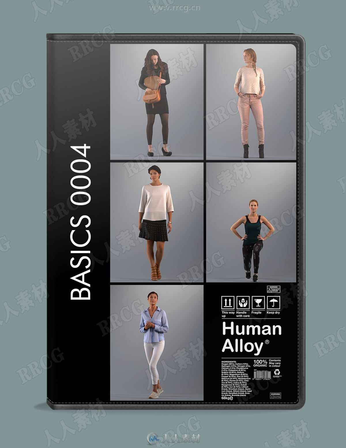 HUMAN ALLOY出品高品质人物角色3D模型超强合集