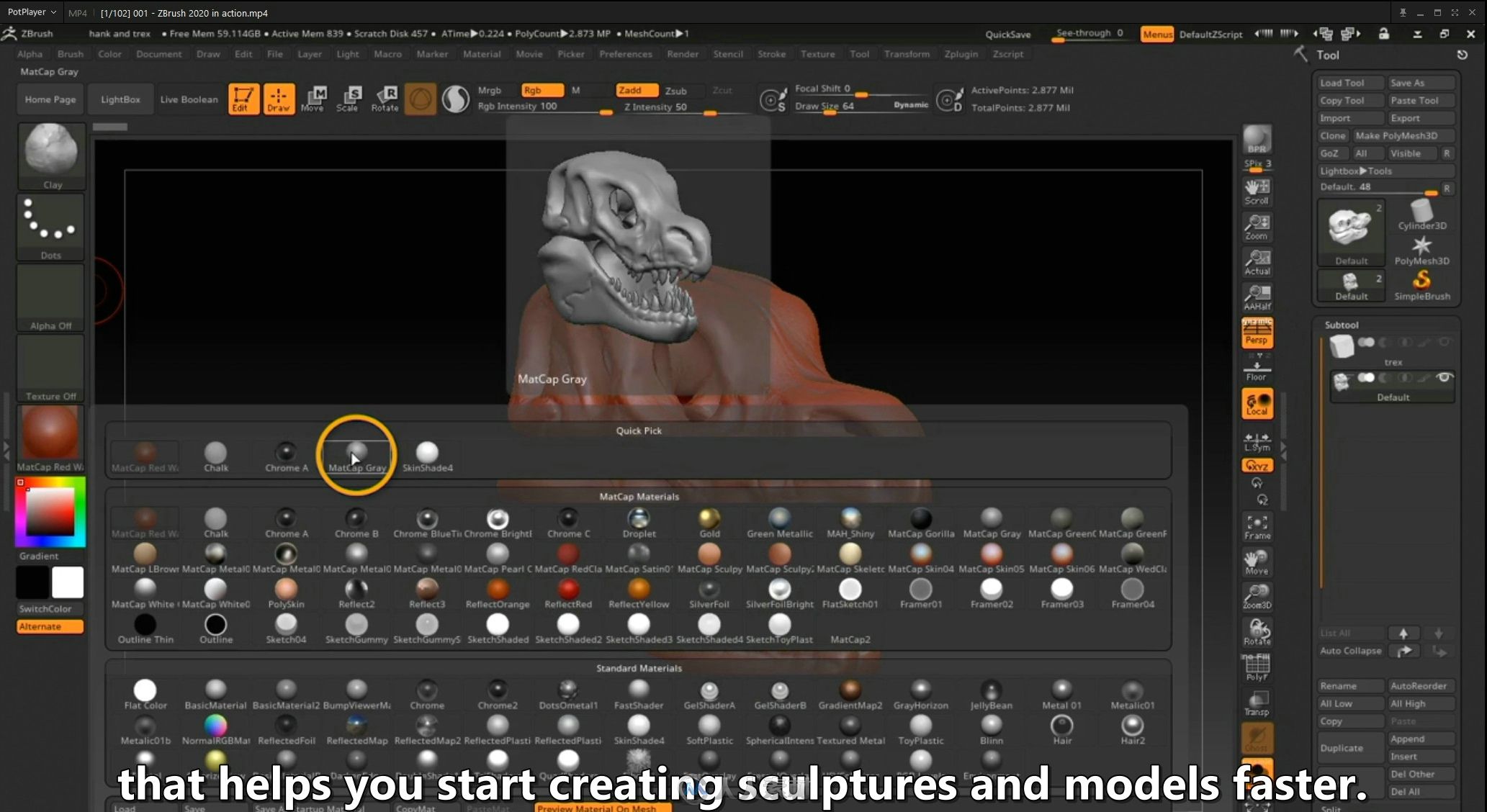 ZBrush 2020最新全面学习教程 - ZBrush 2020 Essential Training